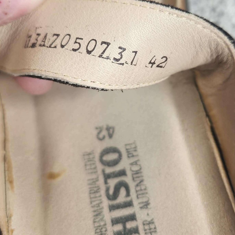 Mephisto Afida Sandals Dark Brown Nubuck Leather Cork Footbed Womens Size 12 - Picture 5 of 16
